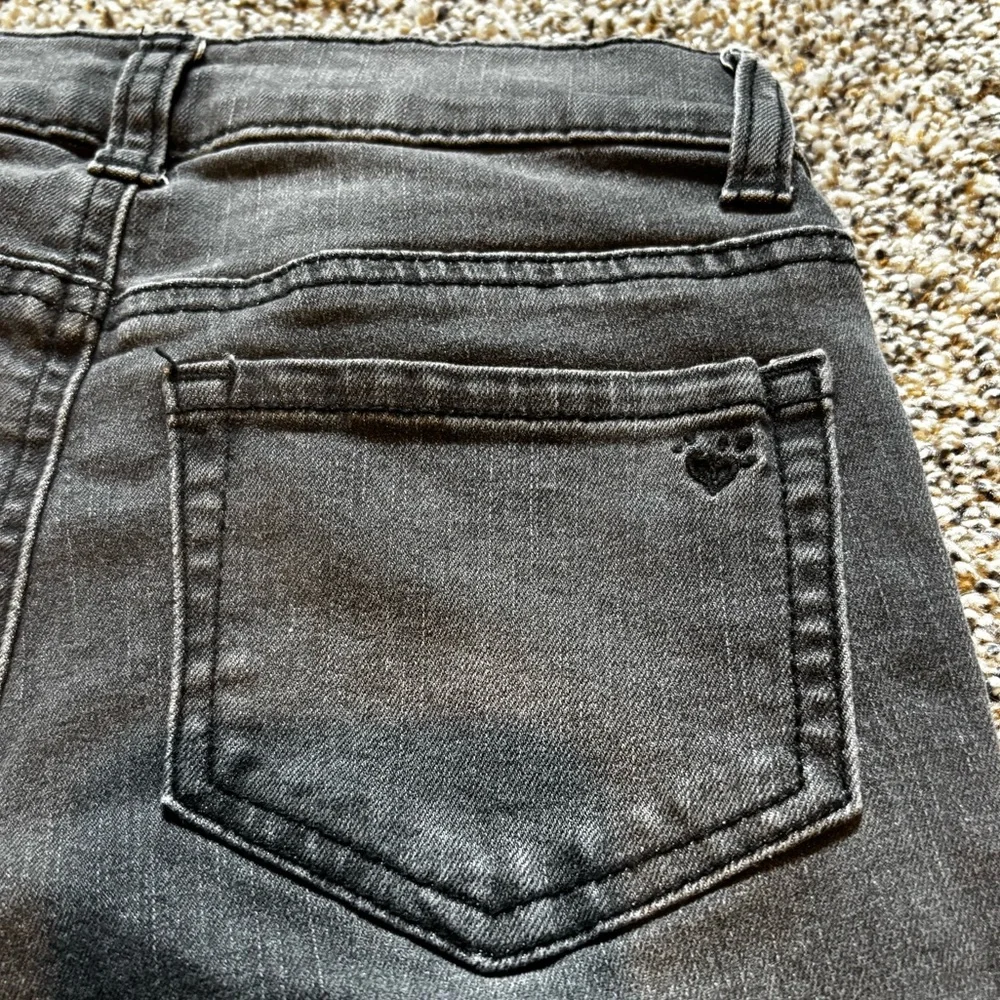 Justice Black Skinny Jeans with Studs